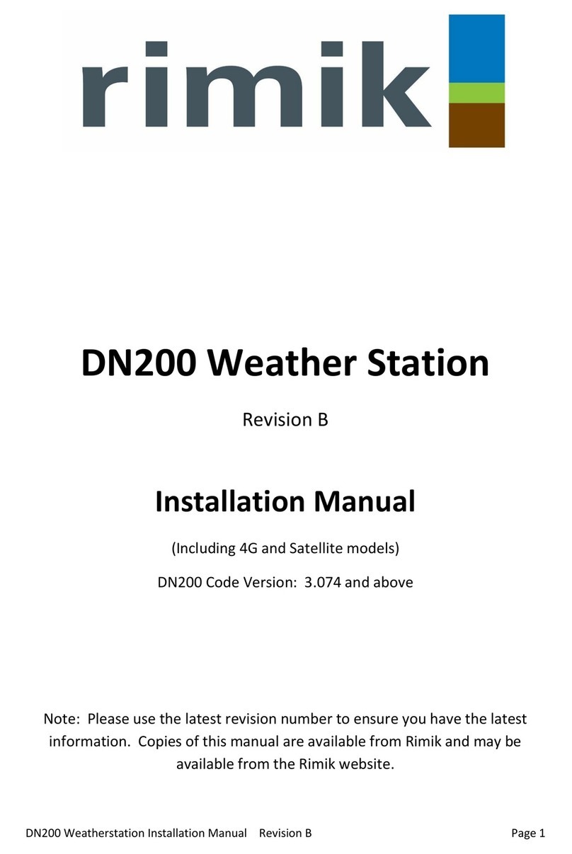 Rimik DN200 installation manual