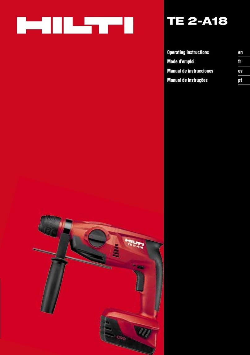 Hilti TE 2-A18 User manual Hilti TE 2-A18 User manual