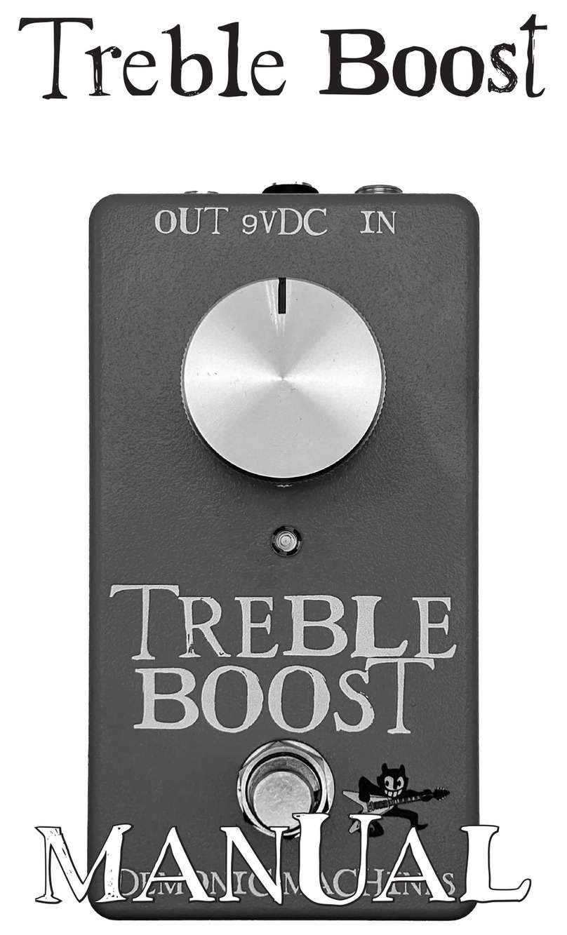 Demonic Machines Treble Boost manual