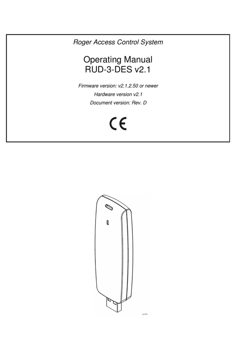 Roger RUD-3-DES User manual