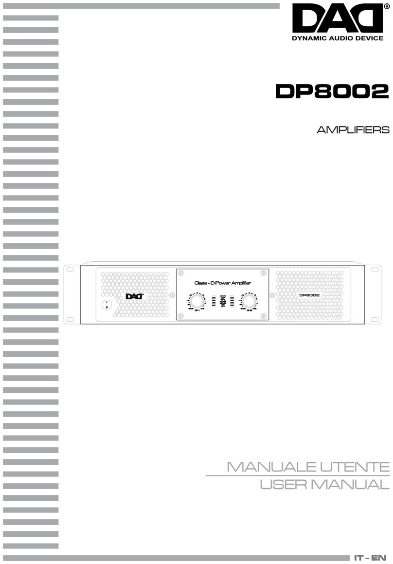DAD DP8002 user manual