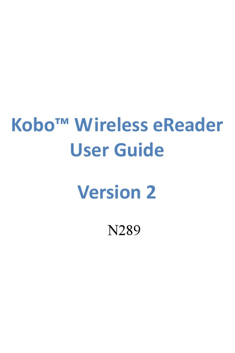 Kobo eReader N289 User manual