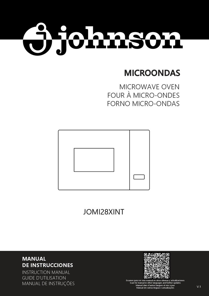 Johnson MICROONDAS JOMI28XINT User manual