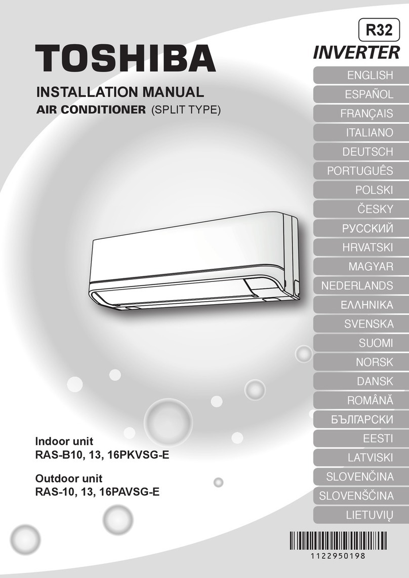 Toshiba RAS-B10PKVSG-E User manual