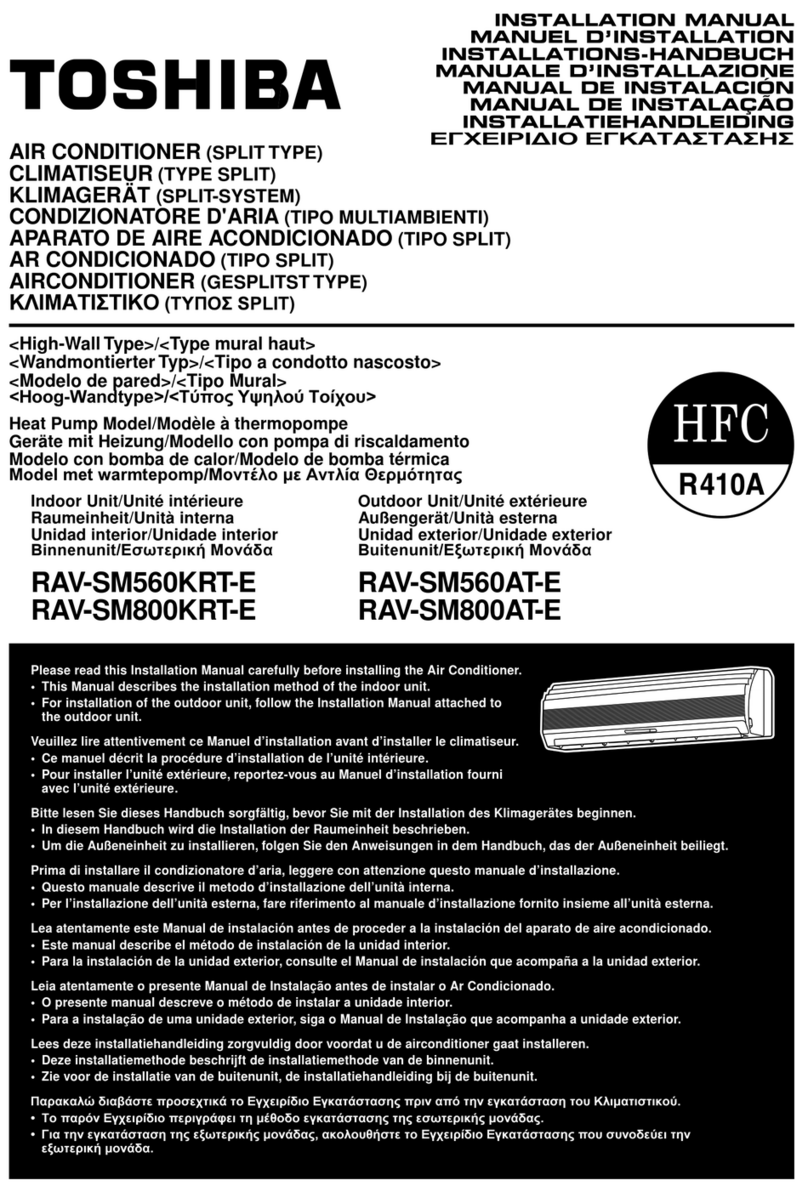 Toshiba RAV-SM560KRT-E User manual