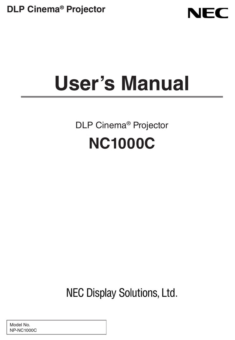 NEC NP-NC1000C User manual