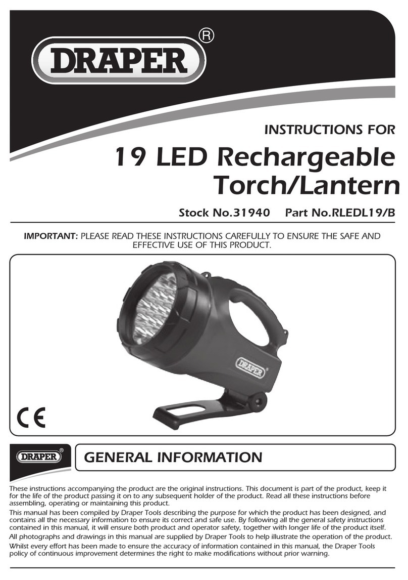 Draper RLEDL19/B instructions