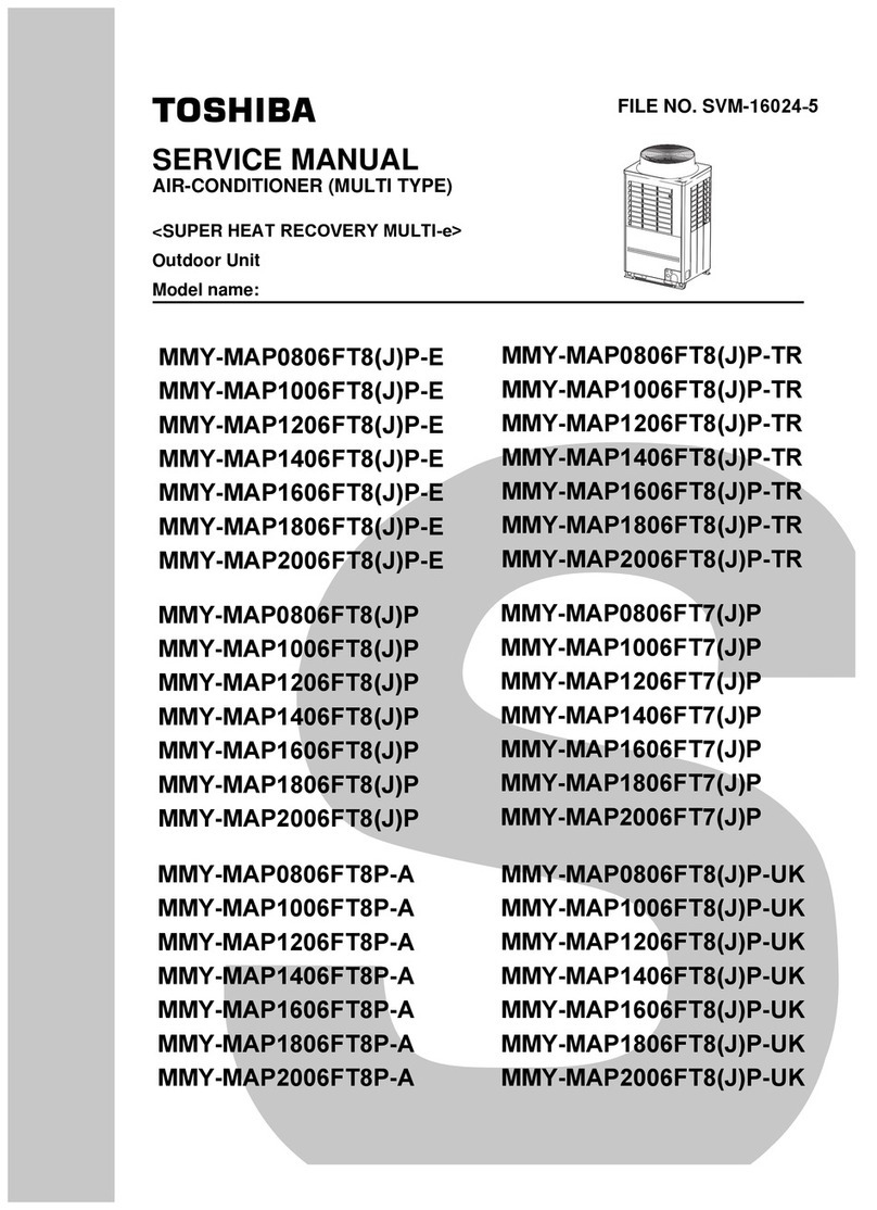 Toshiba MMY-MAP0806FT8P-TR User manual