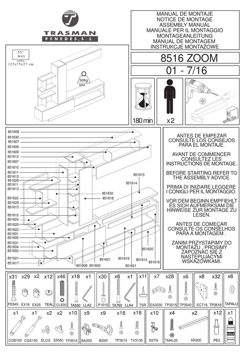 Trasman 8516 ZOOM Assembly manual Trasman 8516 ZOOM Assembly manual