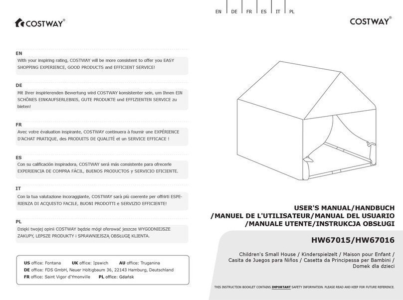 Costway HW67015 User manual