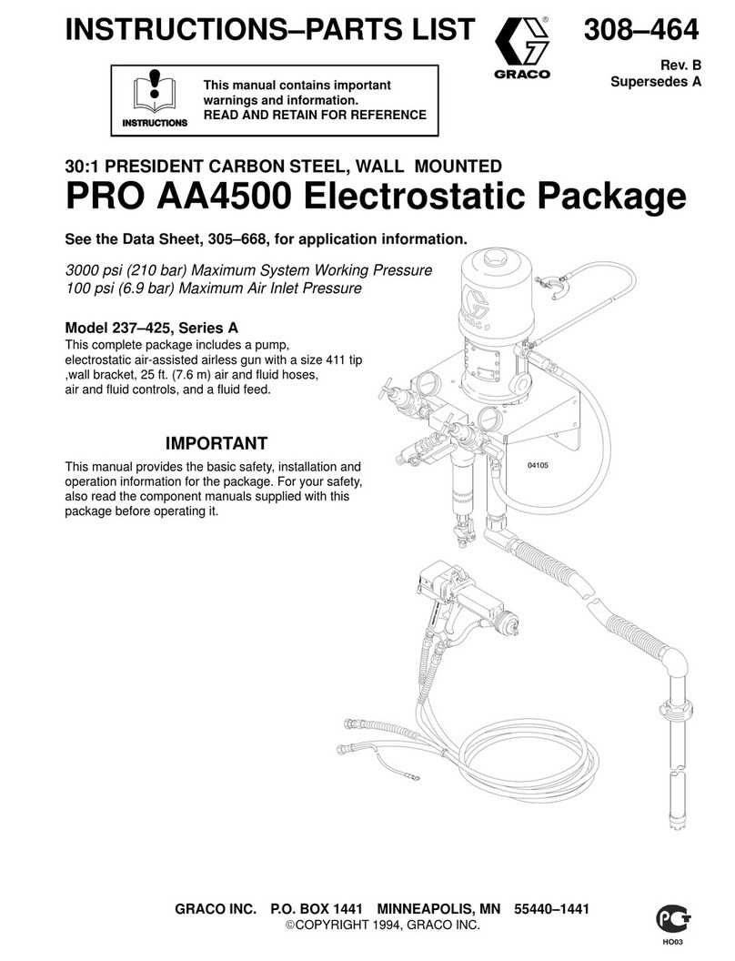 Graco 237-425 Instructions-parts list