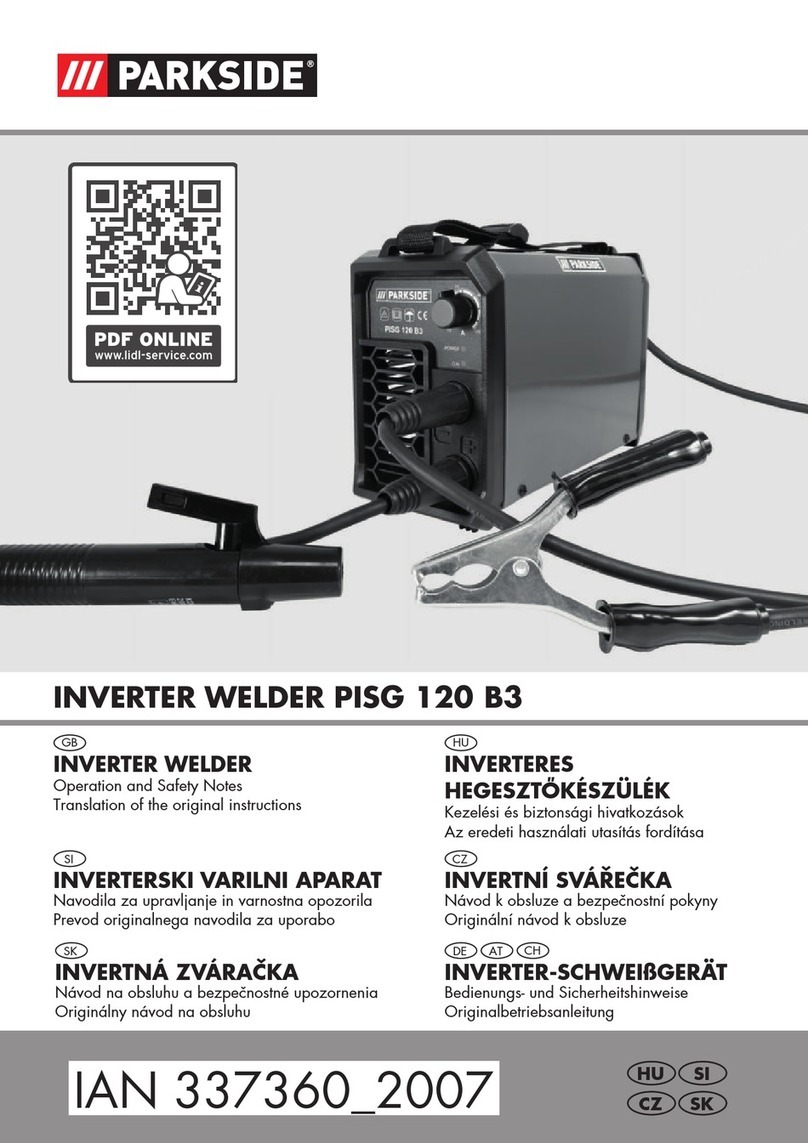 Parkside PISG 120 B3 User manual Parkside PISG 120 B3 User manual