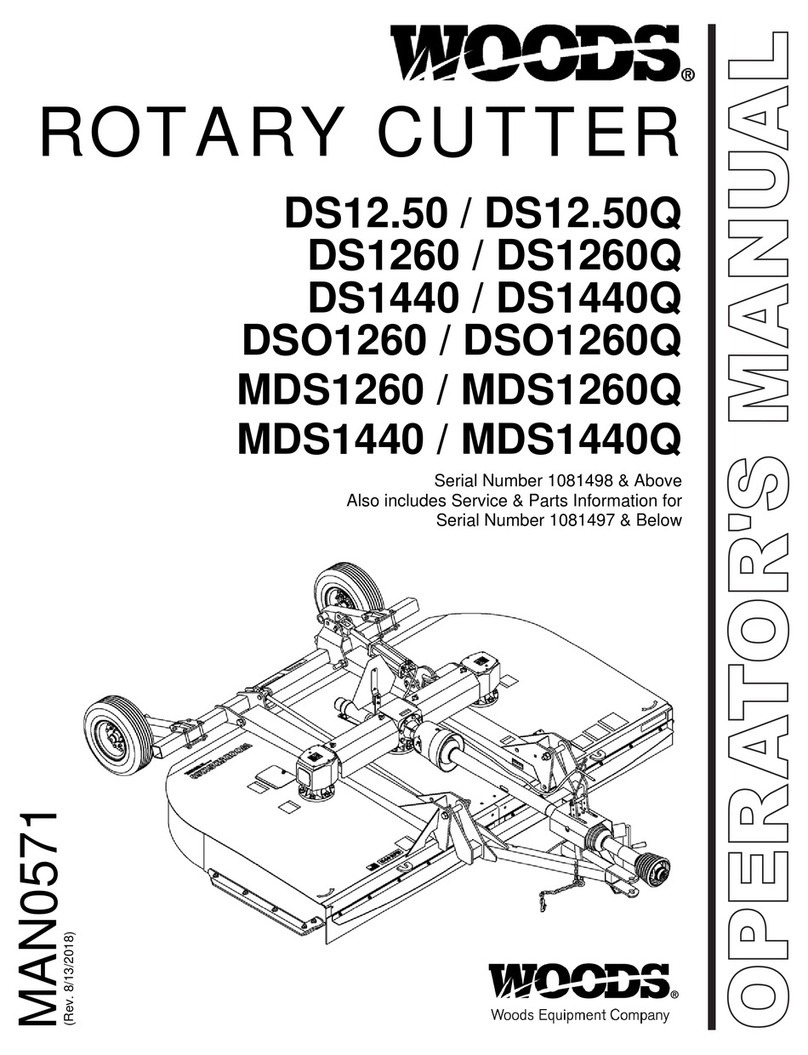 Woods DS12.50 Operator's manual