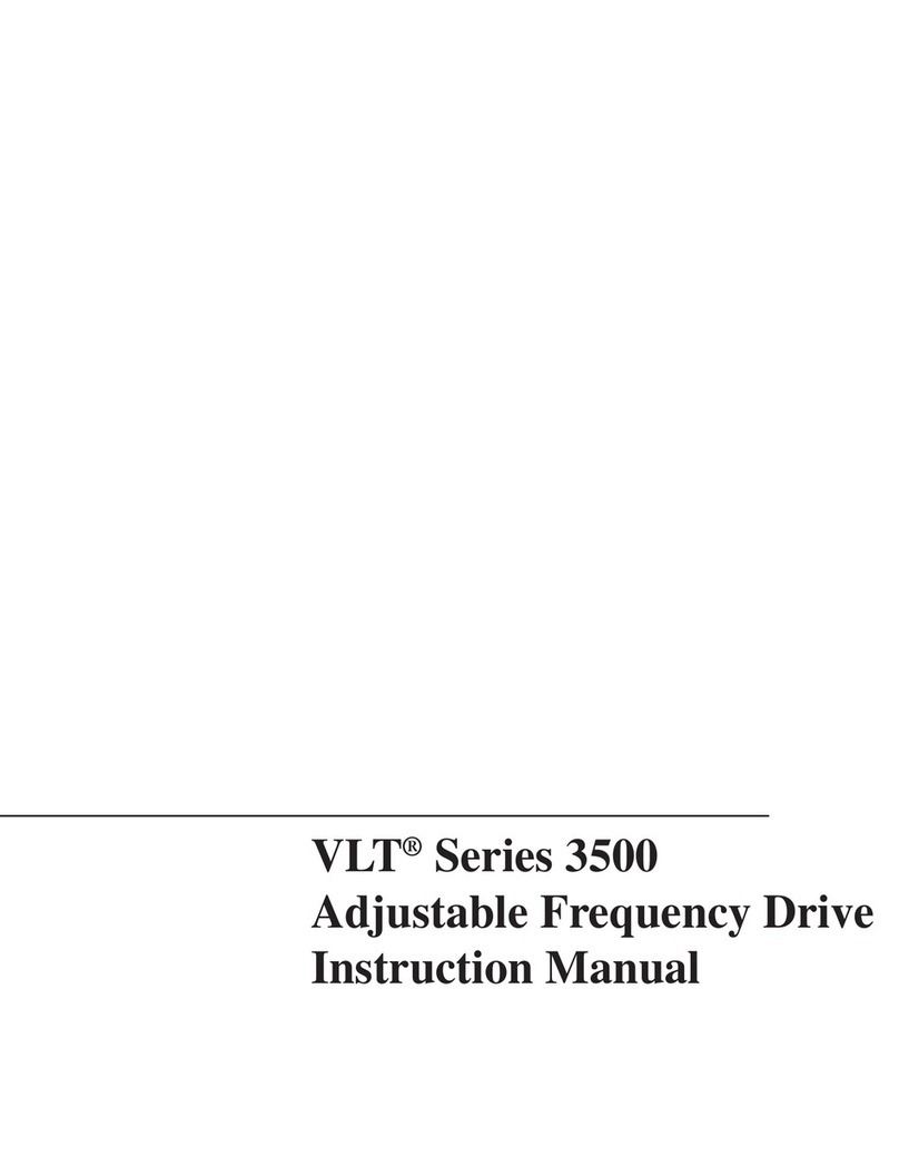 Danfoss VLT 3500 Series instruction manual