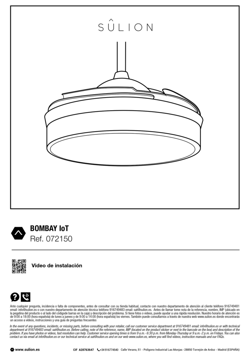 Sulion BOMBAY IoT 072150 manual Sulion BOMBAY IoT 072150 manual