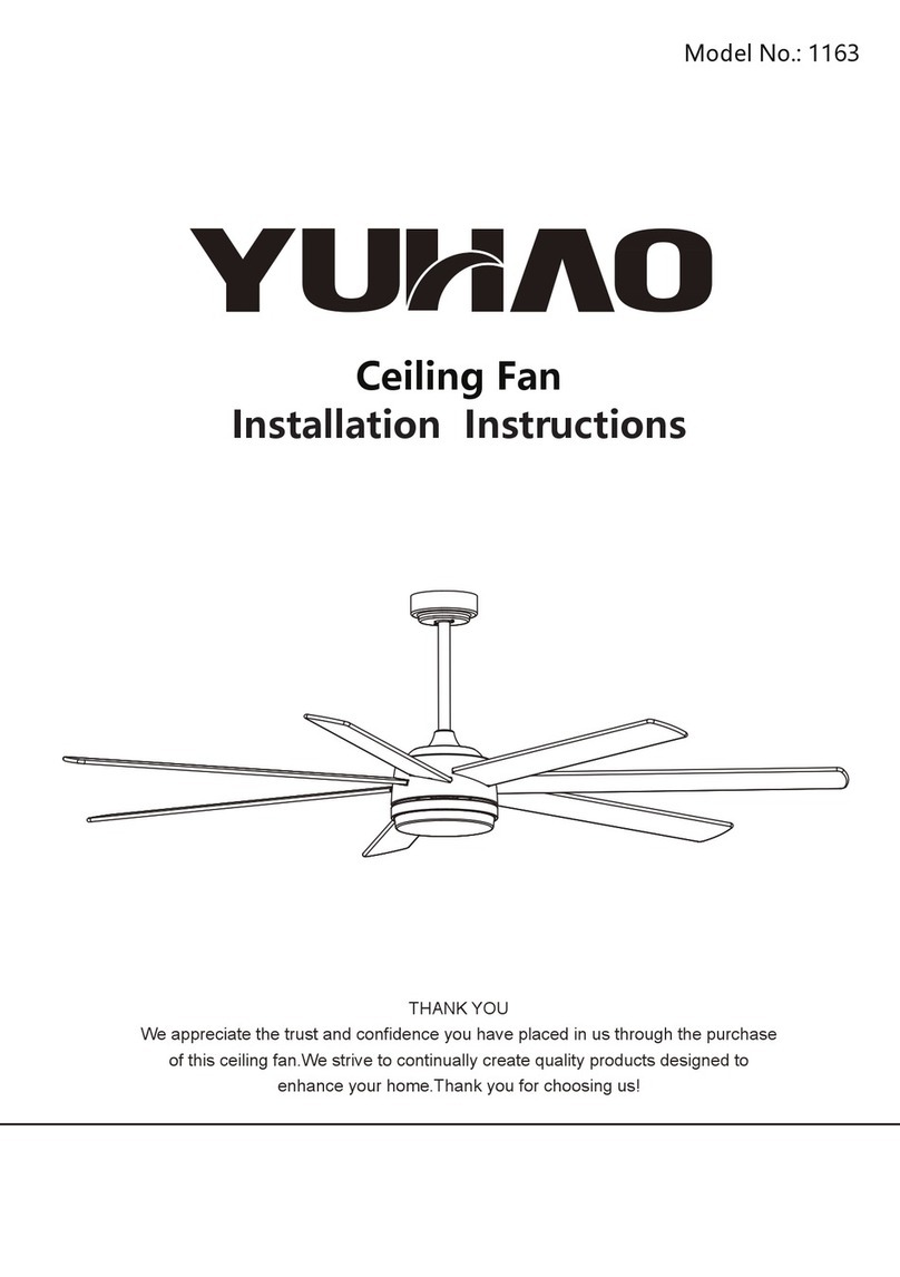 YUHAO 1163 installation instructions