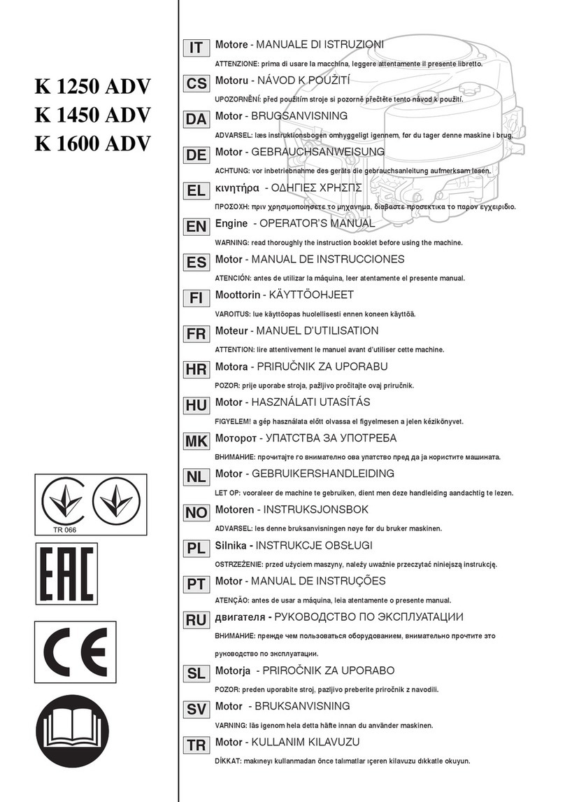 Stiga K 1250 ADV User manual Stiga K 1250 ADV User manual
