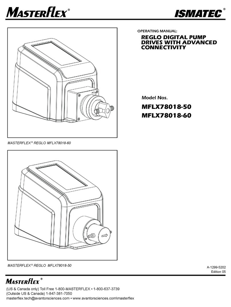 Masterflex Ismatec REGLO MFLX78018-50 User manual