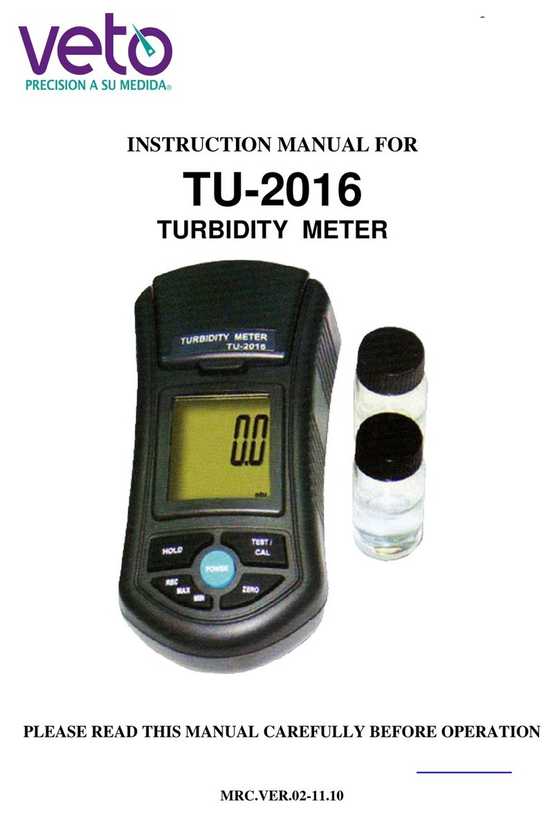 Veto TU-2016 instruction manual
