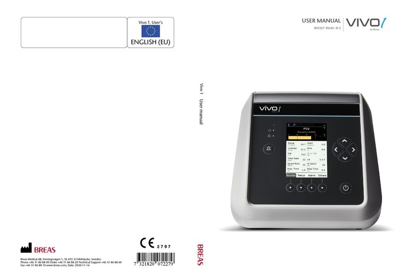 Breas Vivo 1 user manual