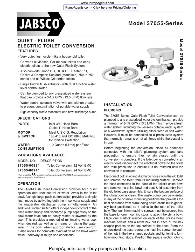 JABSCO 37055 Series quick start guide