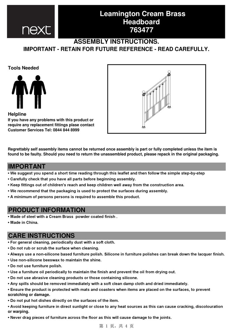 Next Leamington 763477 User manual Next Leamington 763477 User manual