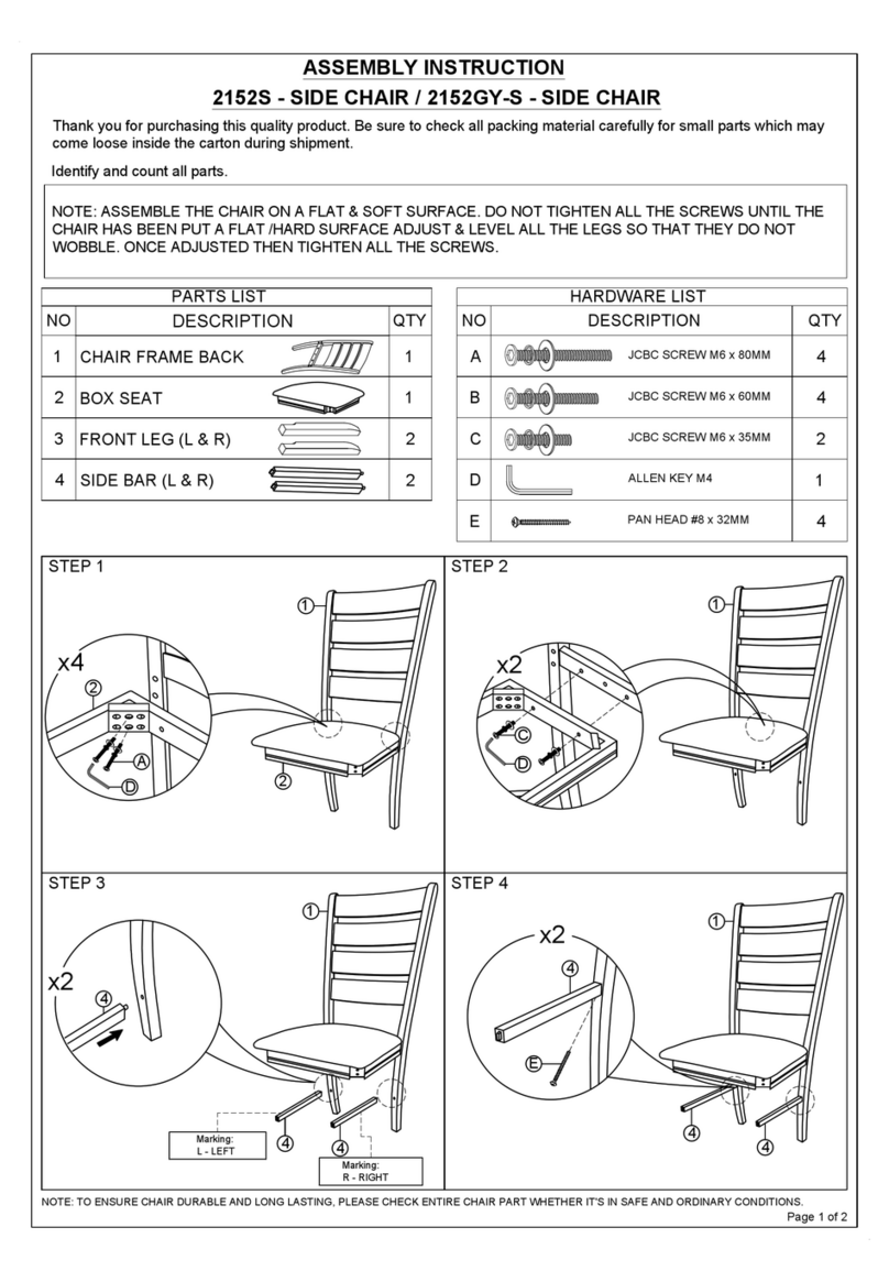 Crown Mark Bardstown 2152S User manual Crown Mark Bardstown 2152S User manual