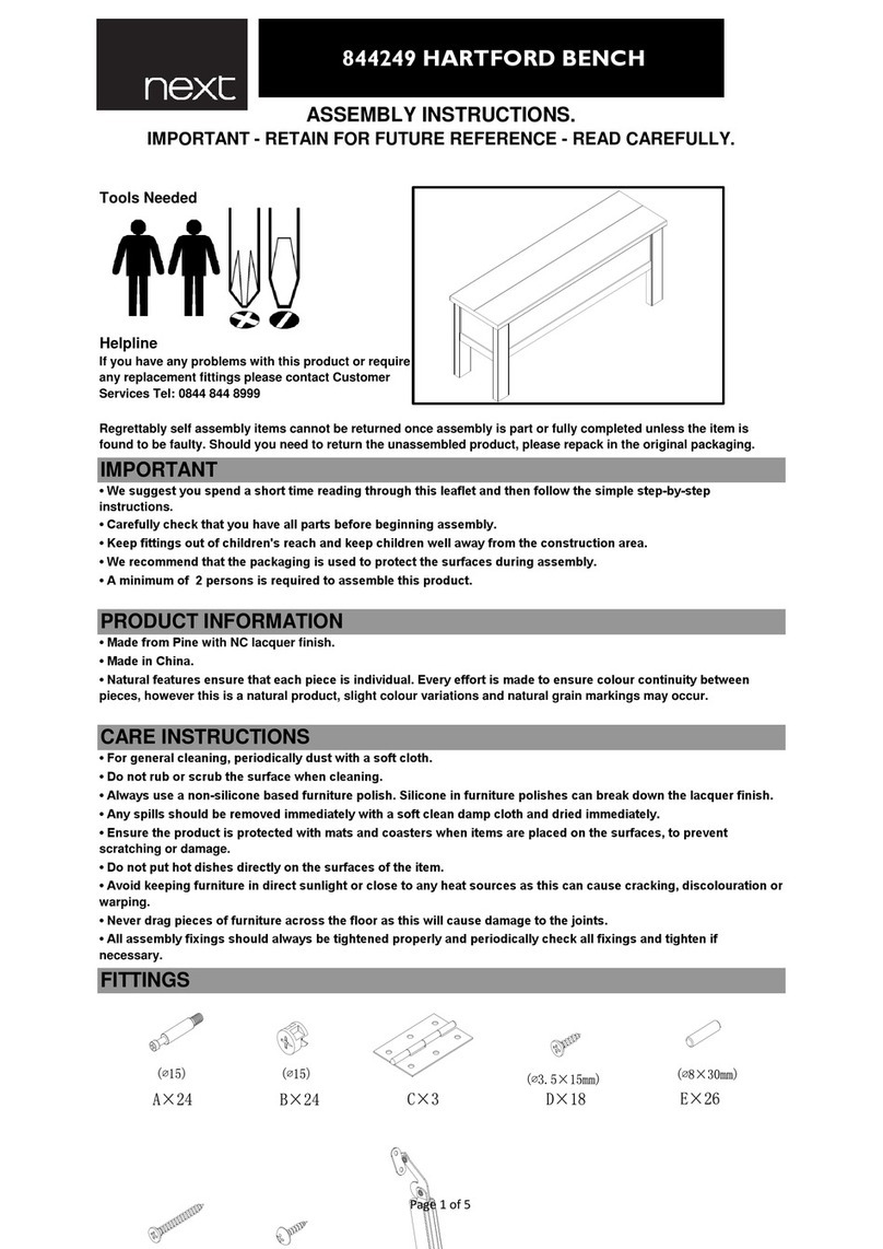 Next HARTFORD 844249 User manual