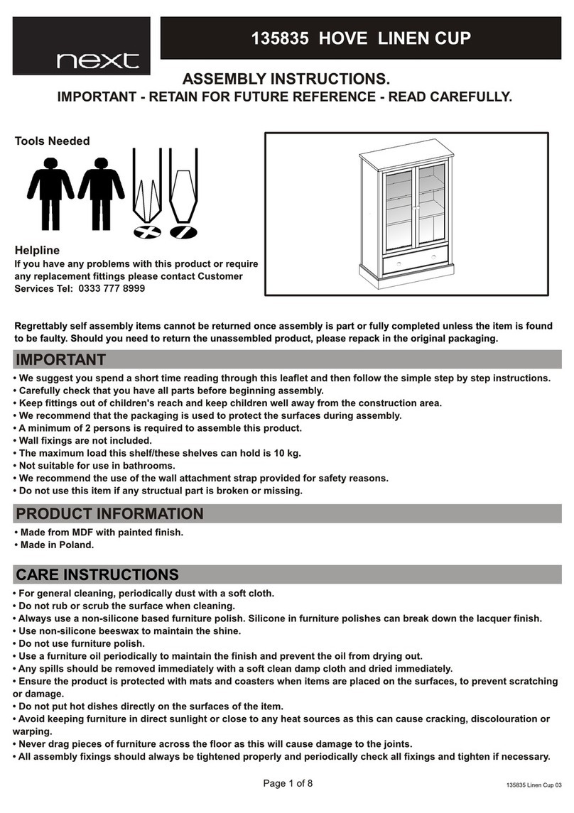 Next HOVE 135835 Assembly instructions