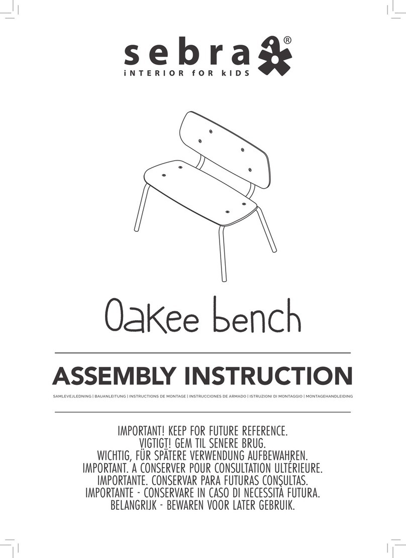sebra Oakee bench User manual