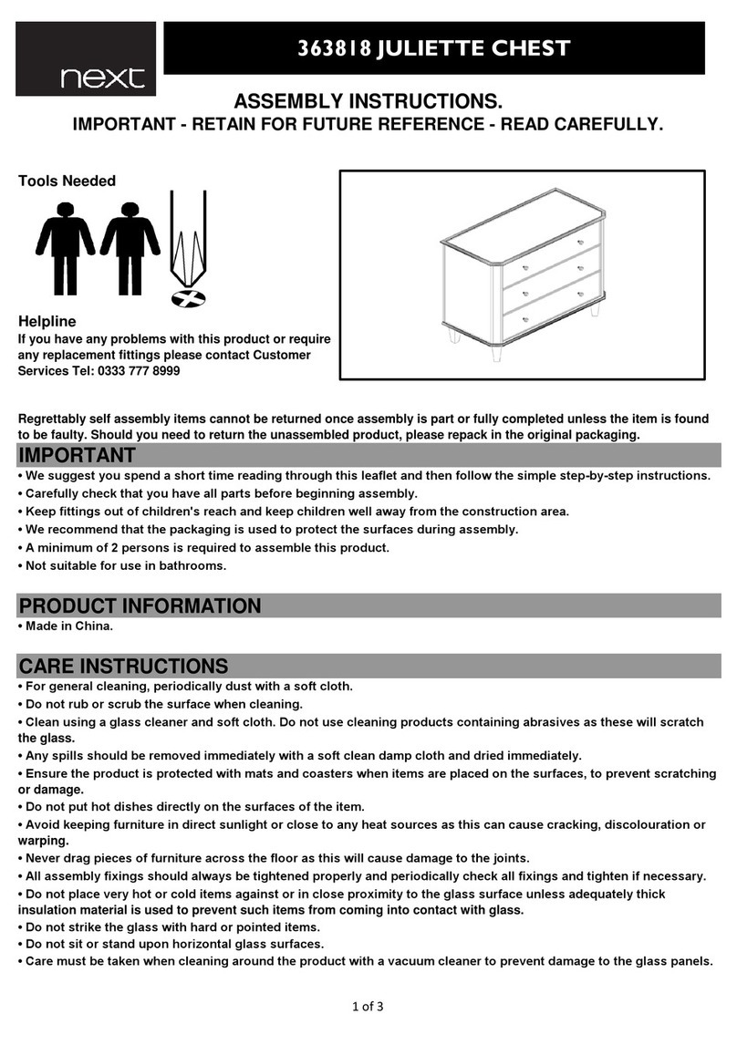 Next JULIETTE 363818 User manual Next JULIETTE 363818 User manual