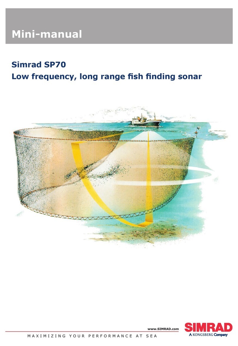 Kongsberg Simrad SP70 manual