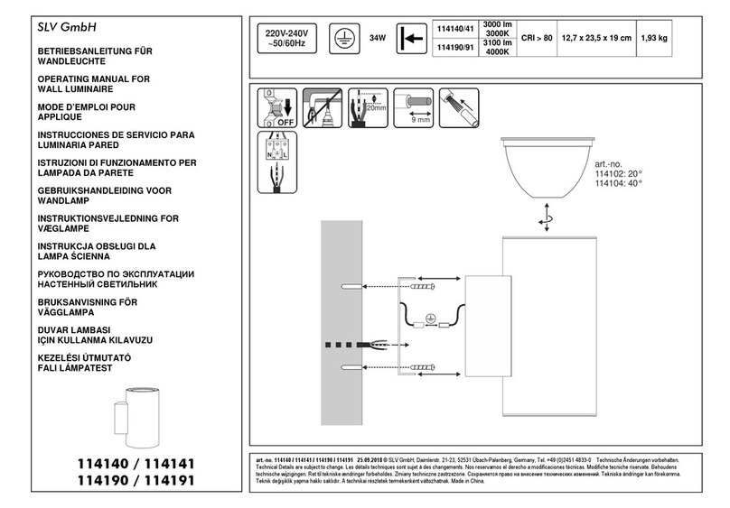 SLV 114140 operating manual
