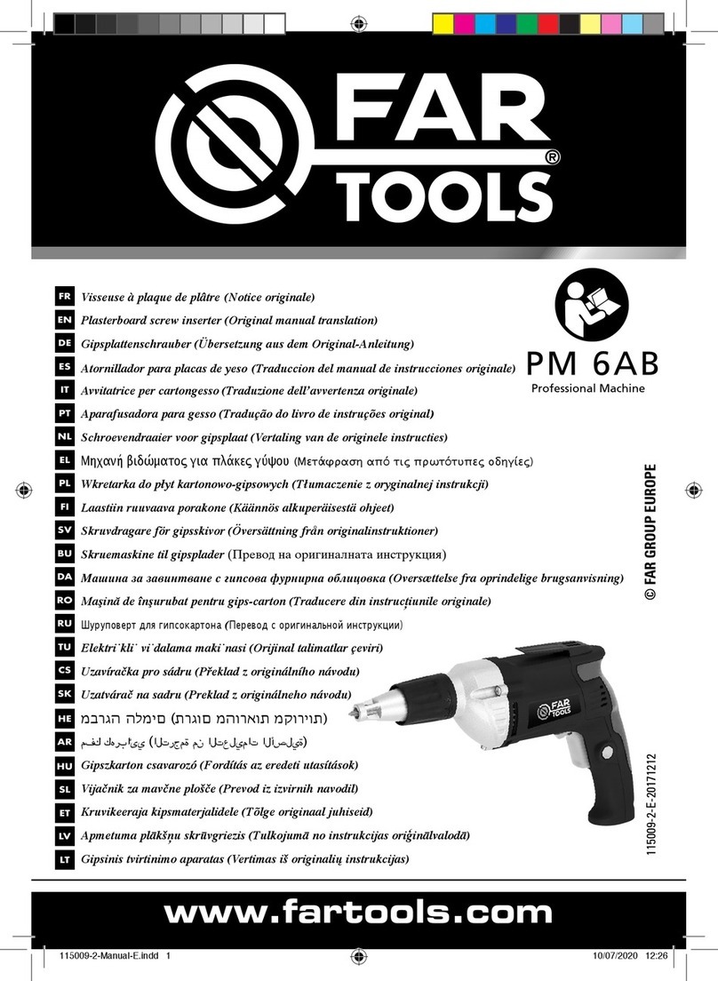 Far Tools PM 6AB User manual