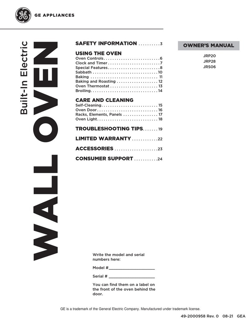 GE JRP20BJBB User manual