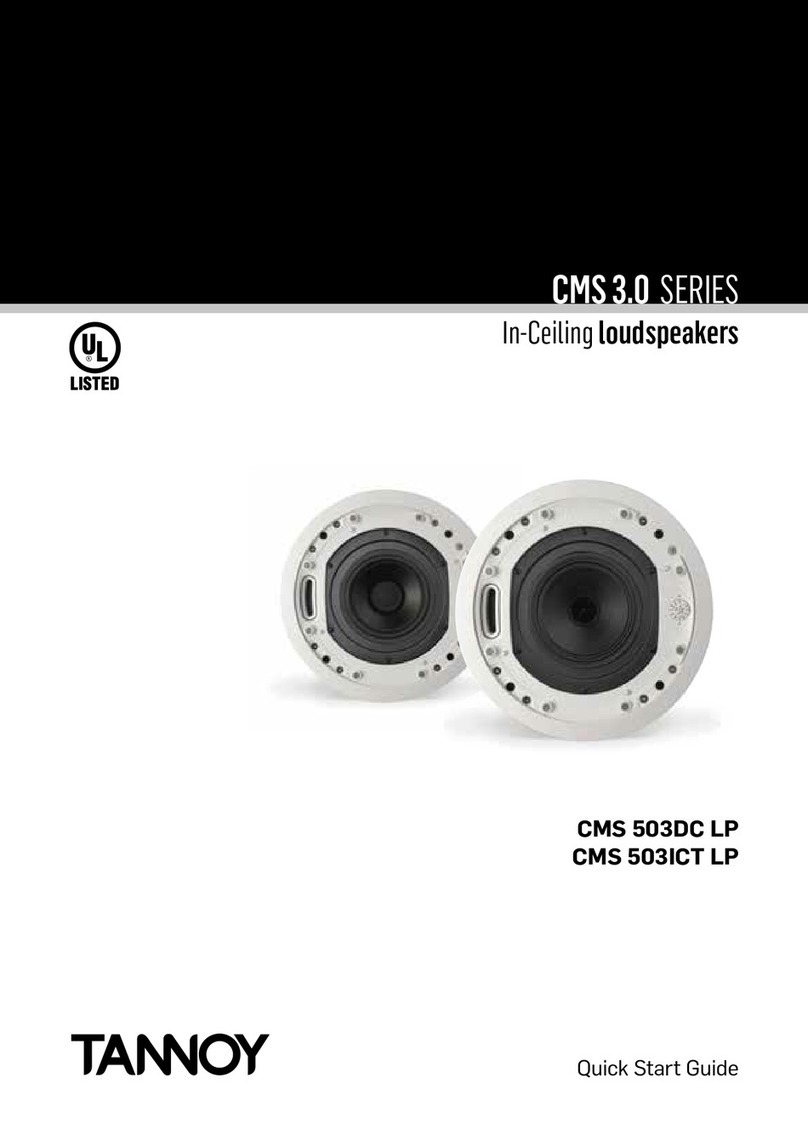 Tannoy CMS503DC LP User manual