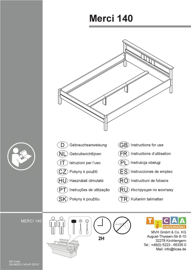 Ticaa Merci 140 User manual