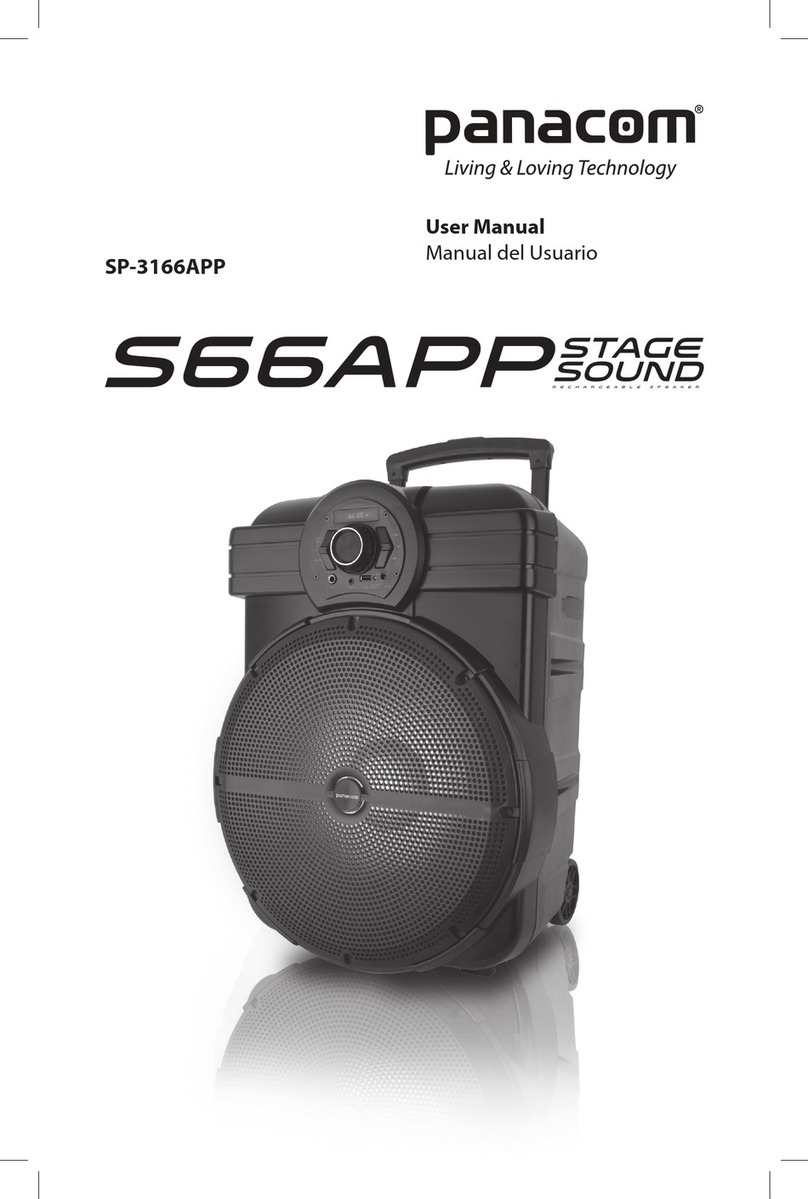 Panacom S66APP STAGE SOUND User manual