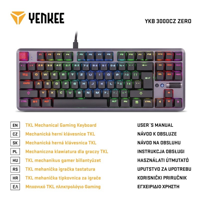 Yenkee YKB 3000CZ ZERO user manual Yenkee YKB 3000CZ ZERO user manual