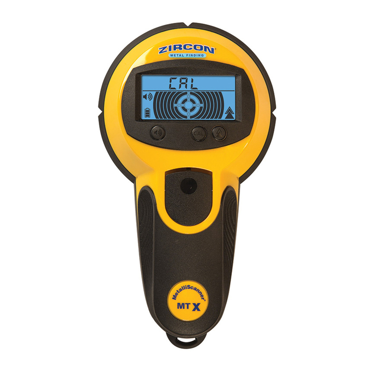 Zircon MetalliScanner MT X User manual Zircon MetalliScanner MT X User manual
