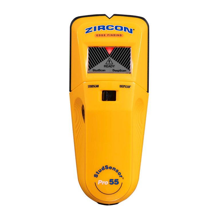 Zircon StudSensor Pro55 User manual