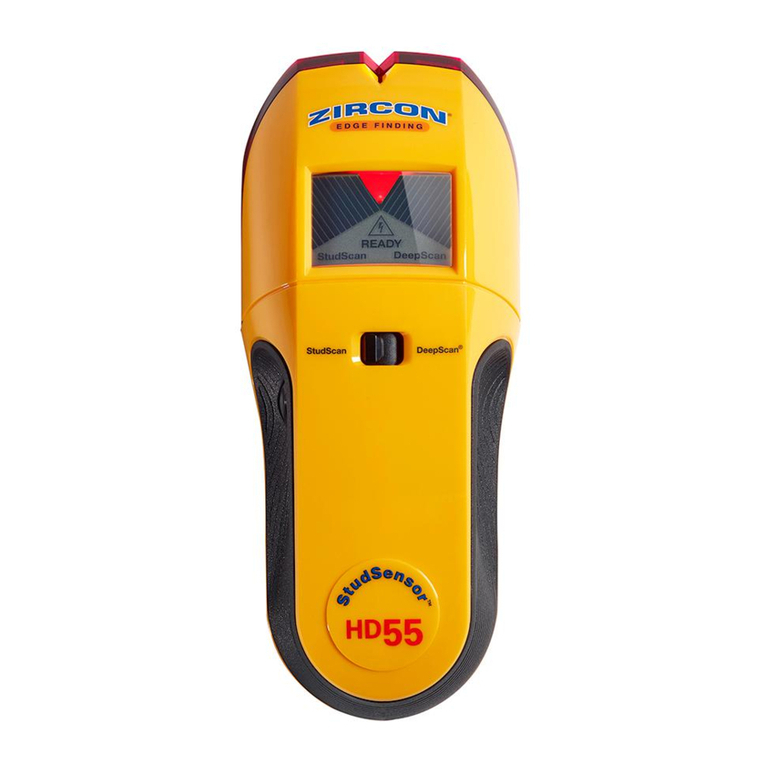 Zircon StudSensor HD55 User manual