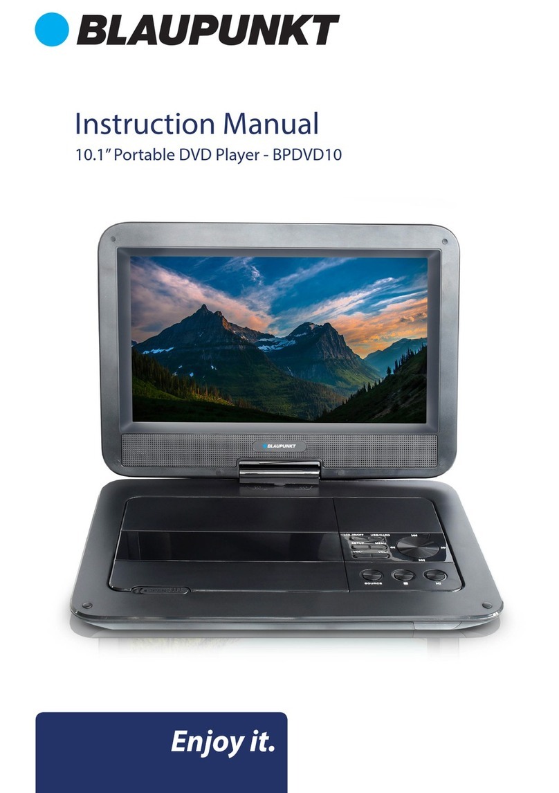 Blaupunkt BPDVD10 instruction manual