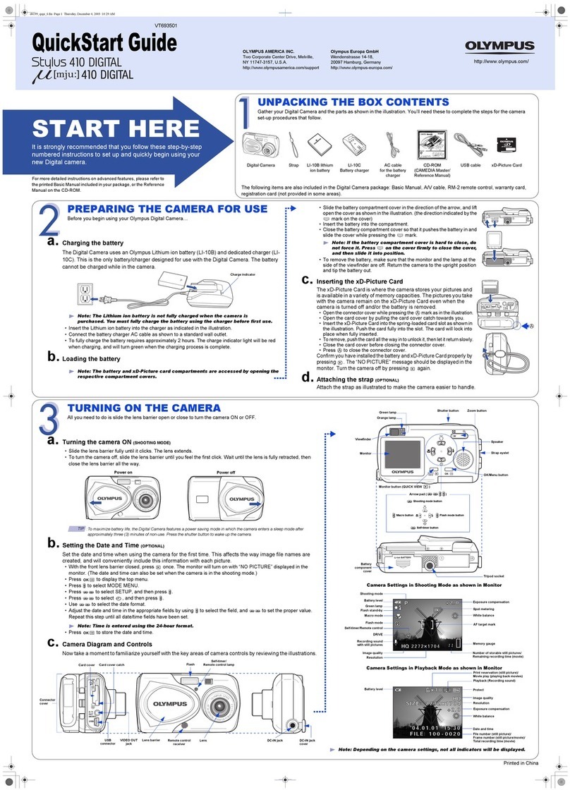 Olympus M 410 Digital User manual
