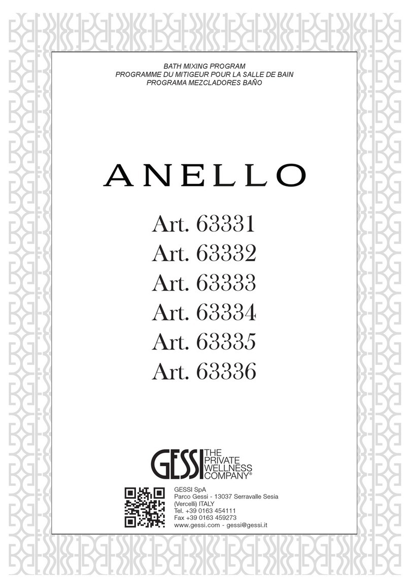Gessi Anello 63331 User manual