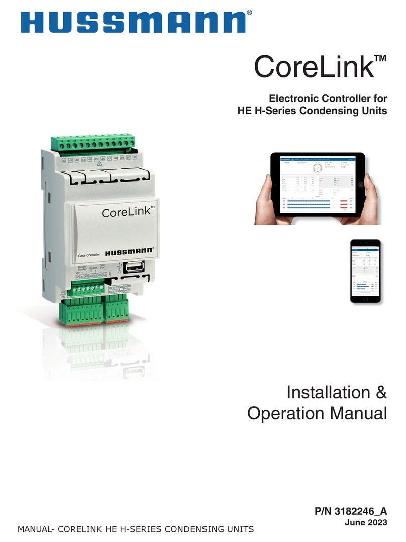 Hussmann CoreLink User manual