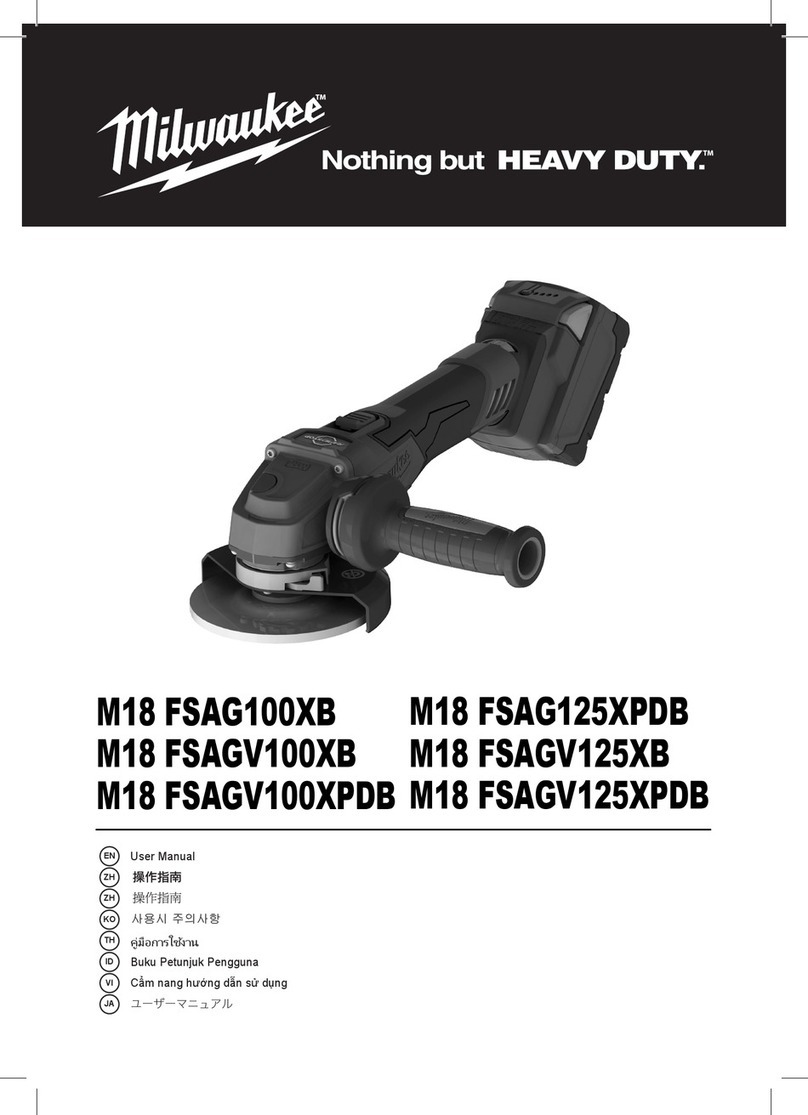 Milwaukee M18 FSAG100XB user manual