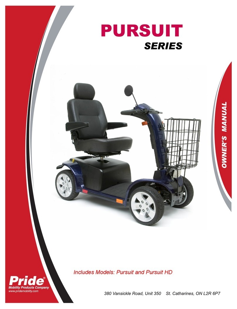 Pride PURSUIT Series User manual