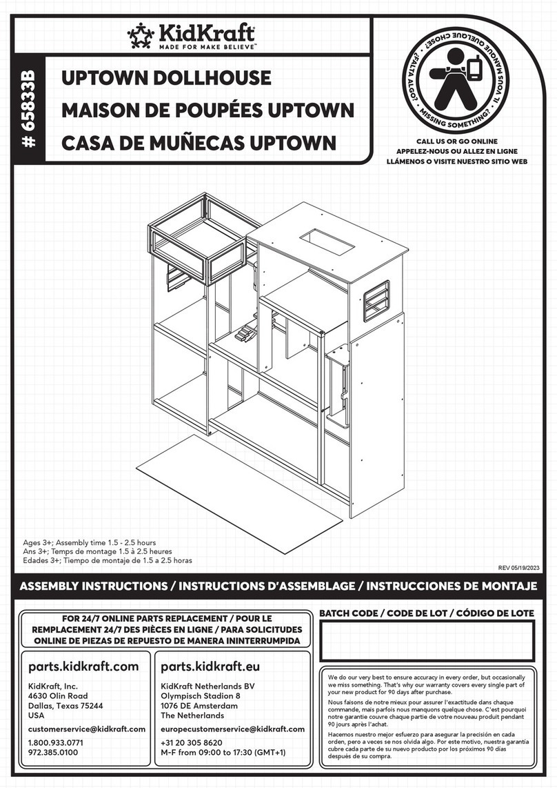 KidKraft UPTOWN Assembly instructions