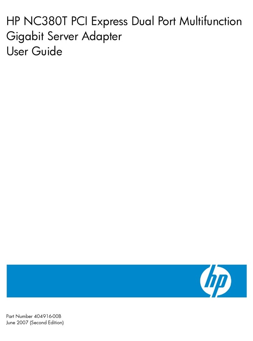 HP NC380T User manual